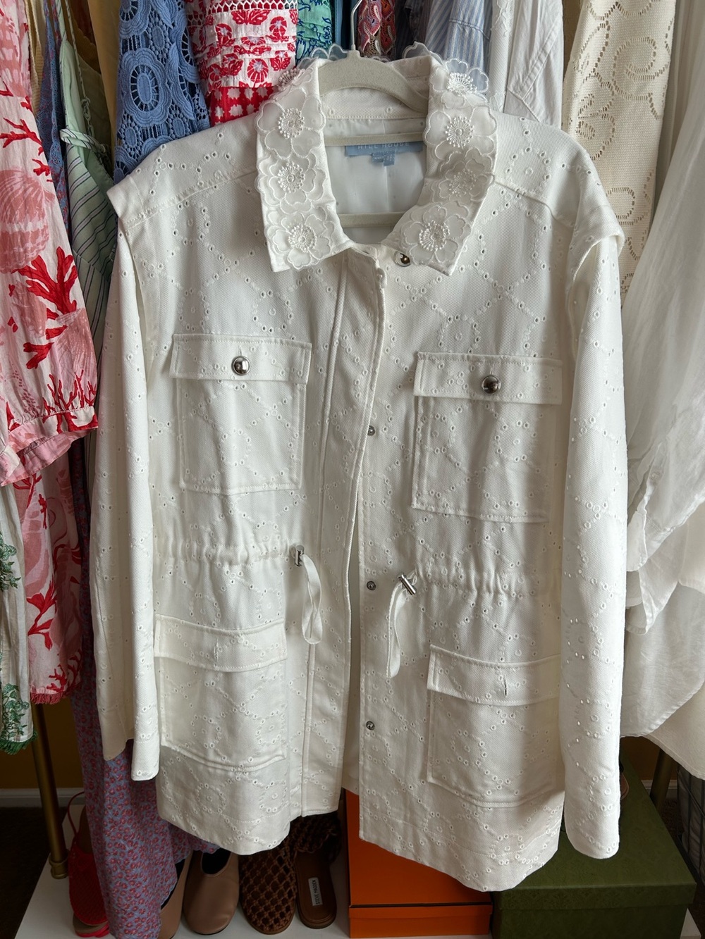 Hill House Home white eyelet jacket XXL